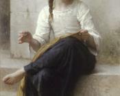 威廉 阿道夫 布格罗 : La couturiere, Sewing